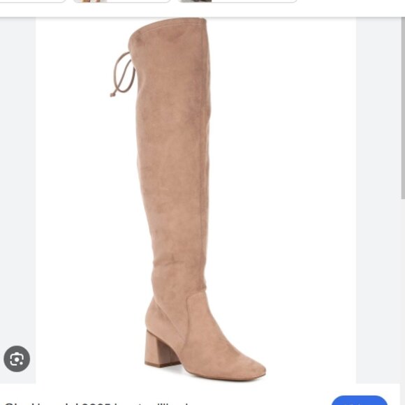 Gianni Bini Shoes - Gianni Bini Laredo Stretch Fabric Over-the-Knee Block Heel Boots